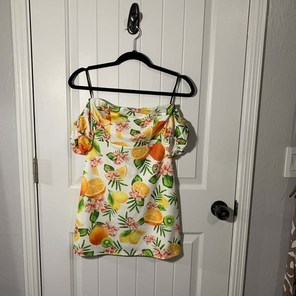NEW with Tags- Mini Off Shoulder Dress